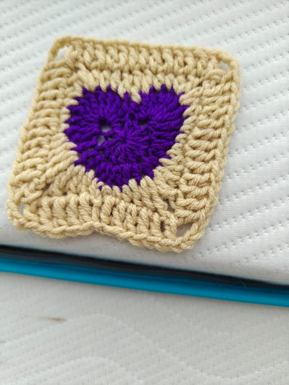 Mint caterpillar amigurumi