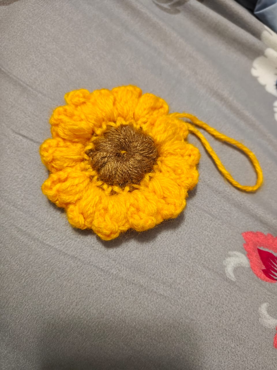 Yellow sunflower coin purse
